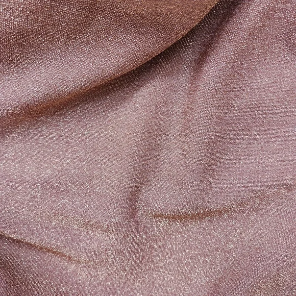 Speechless Dusty Rose Glitter Blouson Dress - Picture 5 of 5